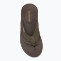 Men's Tommy Hilfiger Molded Web Beach Flip Flops Sandal army green 5