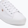 Tommy Hilfiger women's trainers Vulc Canvas Lace Up white 7