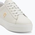 Tommy Hilfiger women's Platform Court ecru/breezy blue shoes 7