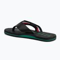 Men's Tommy Hilfiger Massage Beach Sandal black flip flops 3