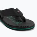 Men's Tommy Hilfiger Massage Beach Sandal black flip flops 7