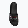 Men's Tommy Hilfiger Flags Pool Slide black 6