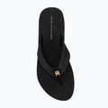 Tommy Hilfiger women's flip flops Webbing Beach Sandal black 5