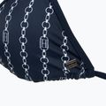 Tommy Hilfiger Triangle Rp Print flag chain swimsuit top dark night navy 3