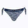 Tommy Hilfiger Cheeky Side Tie Bikini Bottom Print illustrated wave dark night navy