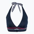 Tommy Hilfiger Halter Rp Print swimsuit top illustrated wave dark night navy 2