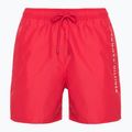 Tommy Hilfiger men's medium drawstring swim shorts medium red