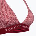 Tommy Hilfiger Halter Rp Print floral stripe swimsuit top regatta red 3
