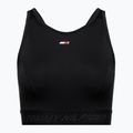 Tommy Hilfiger Mid Intensity High Neck Core black fitness bra 5