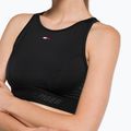 Tommy Hilfiger Mid Intensity High Neck Core black fitness bra 4