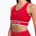 Tommy Hilfiger Mid Int Tape Racer Back red fitness bra 4