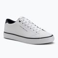 Tommy Hilfiger men's trainers Th Hi Vulc Core Low Leather Ess YBS white