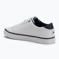 Tommy Hilfiger men's trainers Th Hi Vulc Core Low Leather Ess YBS white 3