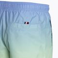 Tommy Hilfiger men's Medium Drawstring Print ombre blue spell/yellow tulip swim shorts 4
