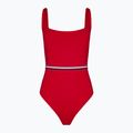 Tommy Hilfiger women's one-piece swimsuit Square Neck One Piece primary red