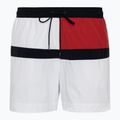 Men's Tommy Hilfiger Medium Drawstring swim shorts optic white