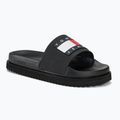 Tommy Jeans women's Elevated Flatform Slide black