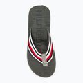 Men's Tommy Hilfiger Massage Footbed Oly Beach Sandal antique silver flip flops 5