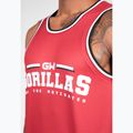 Gorilla Wear Keene red/black men's training tank top 5