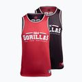 Gorilla Wear Keene red/black men's training tank top 11