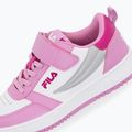 FILA Rega Nf Velcro white/moonlite mauve children's shoes 4