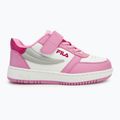 FILA Rega Nf Velcro white/moonlite mauve children's shoes 2