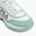 FILA Strada Logo white/harbor gray women's shoes 7
