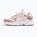 FILA Collene Logo shoes in pale mauve/white 8