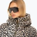 Women's ski jacket Nikkie Newport Leopard hummus 3