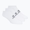 Men's socks SKECHERS Microfiber Non Terry No Show 3 pairs white traditional
