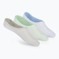 Women's socks SKECHERS Non Terry No Show Liner 3 pairs blue/green
