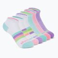 Children's socks SKECHERS Heel/Toe Terry Low Cut 6 pairs white/light pink