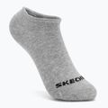 Children's socks SKECHERS Non Terry No Show 3 pairs white/grey 3