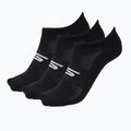 Men's socks SKECHERS Microfiber Non Terry No Show 3 pairs black/white