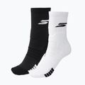 Men's socks SKECHERS Select Terry Crew 2 pairs white/black