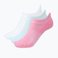 Women's socks SKECHERS Extended Terry Low Cut 3 pairs white/pastel