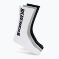 Socks SKECHERS Terry Crew 1/2 3 pack grey/black