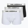 Men's boxers KARL LAGERFELD Elastic Trunk 3 pairs black/white/grey