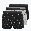 Men's boxers KARL LAGERFELD Ikon Aop Trunk 3 pairs karl dot/ash black