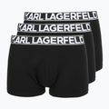 Men's boxers KARL LAGERFELD Bold Elastic Trunk 3 pairs black