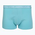 Men's boxers KARL LAGERFELD Logo Trunk Multiband 3 pairs dark sea/indigo/blue 2