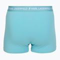 Men's boxers KARL LAGERFELD Logo Trunk Multiband 3 pairs dark sea/indigo/blue 5