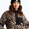 Women's fleece sweatshirt Protest PRTJosey 1/4 Button bamboobeige 5