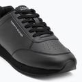 Men's Tommy Hilfiger Lo Runner Pu Mix black shoes 7