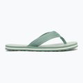 Tommy Hilfiger women's Stripes Beach Sandal flip flops charming green 2