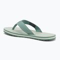 Tommy Hilfiger women's Stripes Beach Sandal flip flops charming green 3