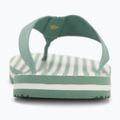 Tommy Hilfiger women's Stripes Beach Sandal flip flops charming green 6