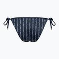 Tommy Hilfiger Cheeky String Swimsuit Bottom Side Tie Print flag chain dark night navy 2