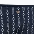 Tommy Hilfiger Cheeky String Swimsuit Bottom Side Tie Print flag chain dark night navy 3