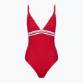 Tommy Hilfiger women's one piece swimsuit Triangle One Piece Rp Ext primary red